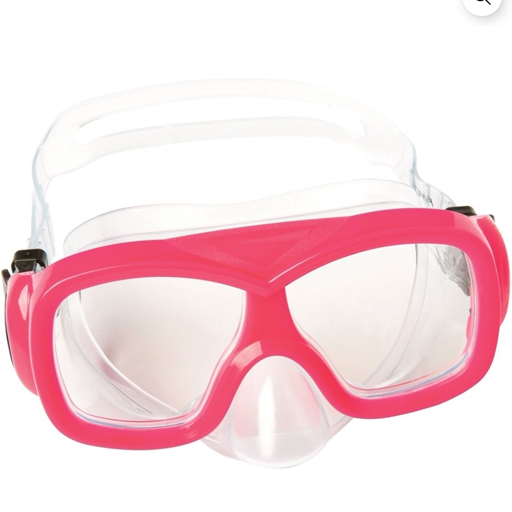 Bestway Hydro-swim Aquanaut Polycarbonate Diving Sport Swim Mask Ages 7+ Pink